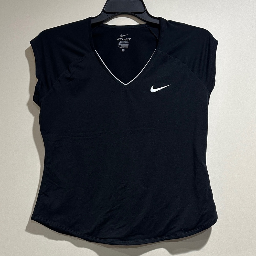 Nike Women's Black V-Neck Tee